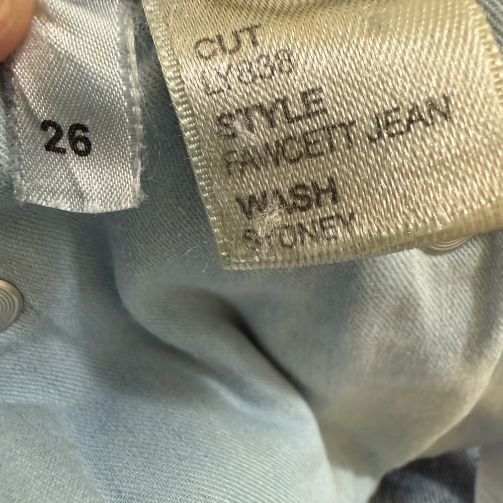 Reformation Light Blue Straight-Leg Jeans - Picture 7 of 8